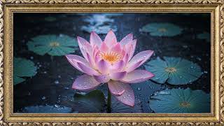 Lotus Flower Framed Painting | TV Wallpaper | 8 Hours | 4K