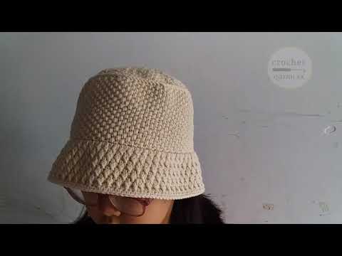 Video How to crochet bucket hat M363 - Cách móc vành mũ len... - youtube
