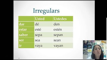 Commands - usted, ustedes, nosotros