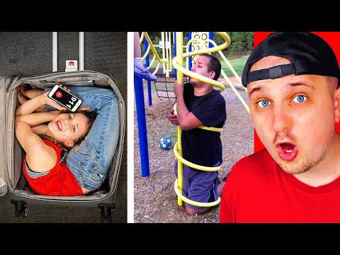 People Who GOT STUCK in Strange Places