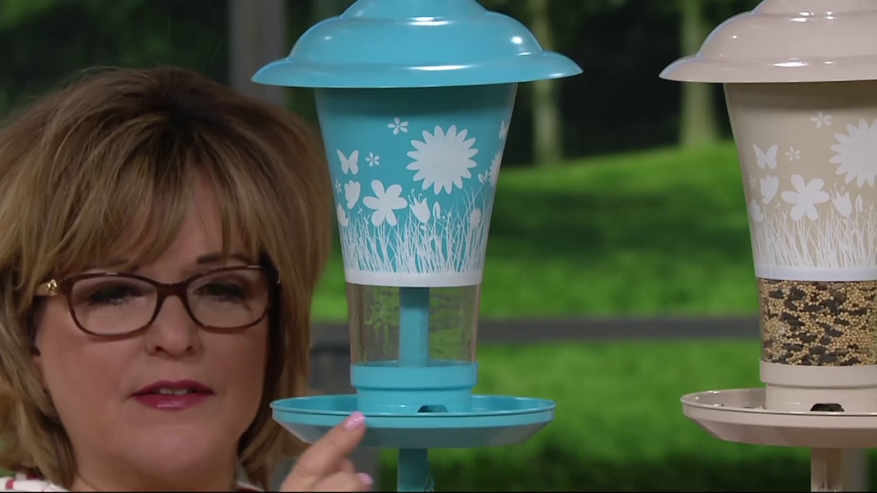 Effortless Birdfeeder With Easy Sliding Refill System On Qvc Youtube