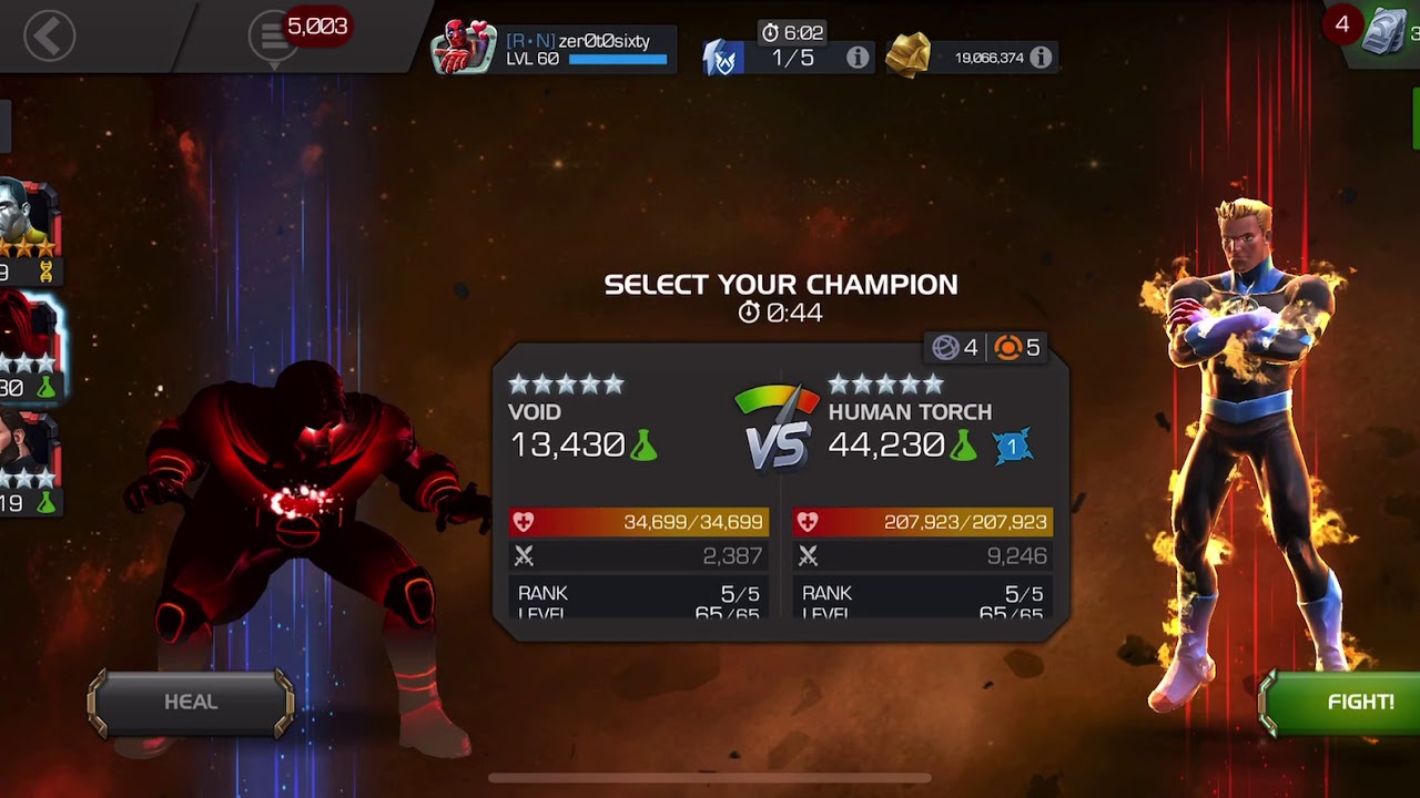 Void vs HT [Day 4] Map 5 Miniboss - Marvel Contest of Champions - YouTube