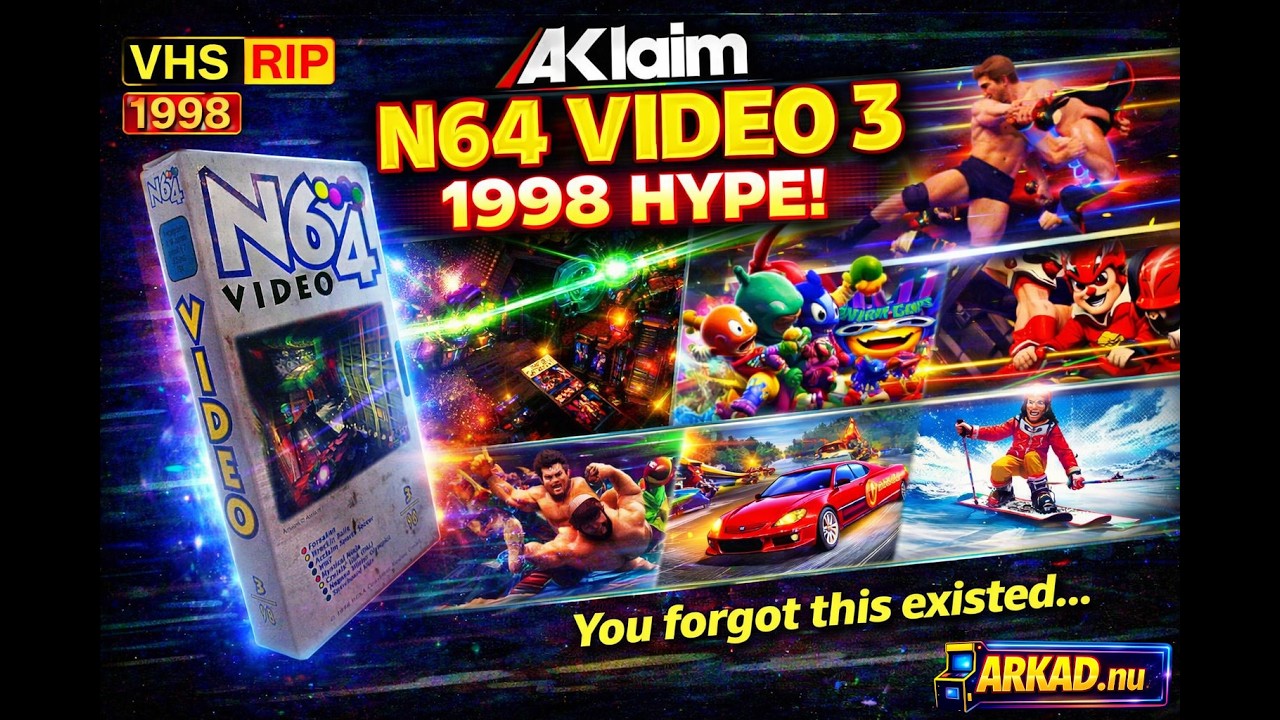 You Forgot This Existed… N64 Video 3 (1998) Promo VHS Rip #n64 #nintendo64 #aklaim #retrogames