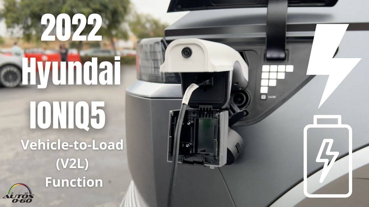 2022 Hyundai IONIQ5 - Vehicle-to-Load (V2L) Function 