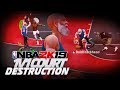 1v1 courts return to park and i caused straight up DESTRUCTION... on nba 2k19