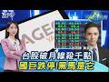 撐不住啦!到底誰砸盤? 台股破月線殺千點 國巨.禾伸堂跌停 黑馬股選它20260707｜#主播張蕙纖 #分析師黃紫東 ｜T台最錢線 PODCAST｜TVBS新聞 @TVBSNEWS01