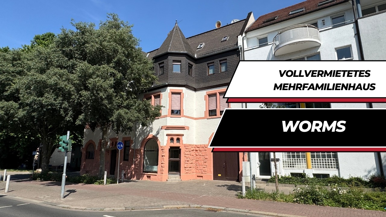 Mehrfamilienhaus in Worms mit 100% Vermietung - C-1826