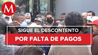 Protestan jubilados, pensionados y trabajadores en la CdMx