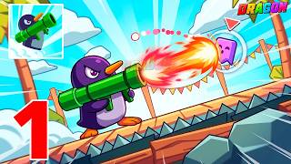 💣 Boom Slingers Gameplay Walkthrough Part 1 - Epic Turn-Based Battles Begin! (Android, iOS)