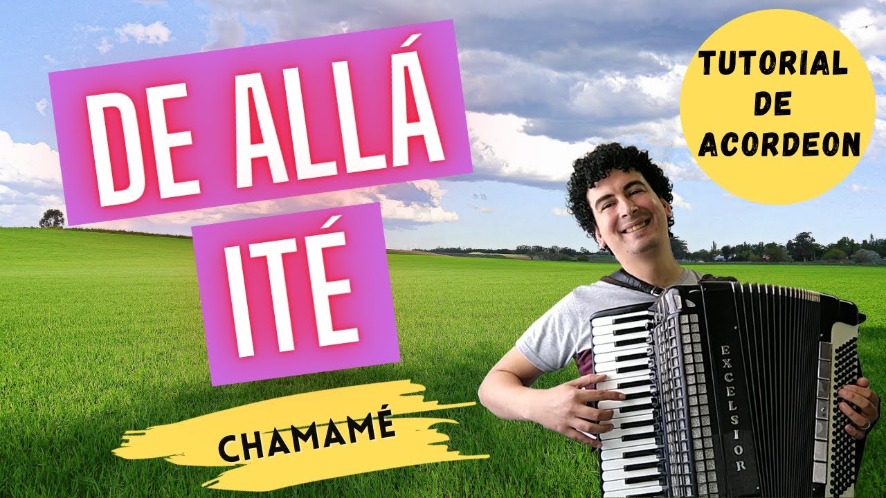 🚀 DE ALLÁ ITÉ - TUTORIAL DE ACORDEON A PIANO - INTRODUCCIÓN INSTRUMENTAL