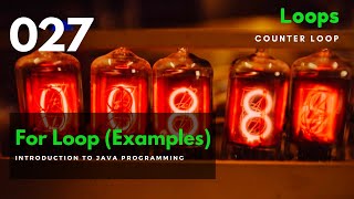 Celebrity 027 For Loop examples - Counter loop - Introduction to Java Programming Net Worth