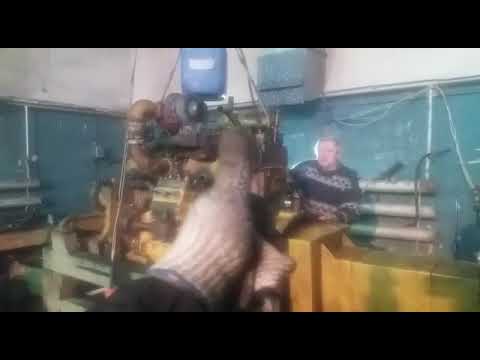 Обкатка двигателя Д-160 на стенде в ООО РЦ АвтоТракТ видео