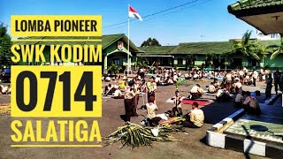motivasi Pramuka Saka Wira Kartika Kodim 0714 Salatiga lomba Pioneering