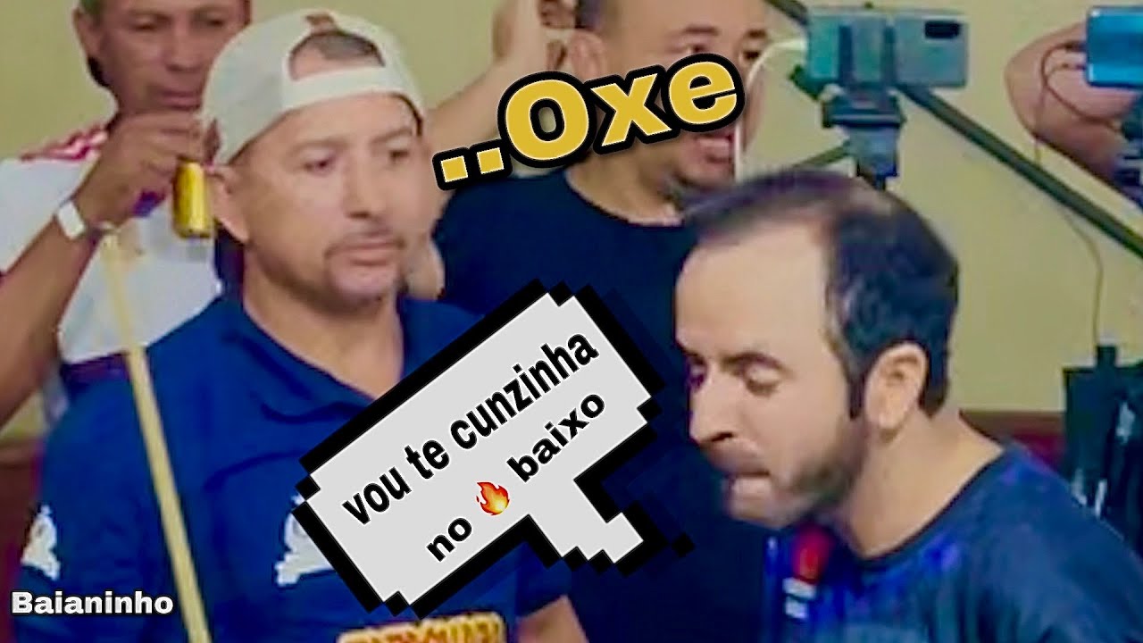 BAIANINHO ENFRENTOU O LOBISOMEM DA MEIA NOITE NO SEU JOGO, veja...   #sinuca #baianinho #bilhar