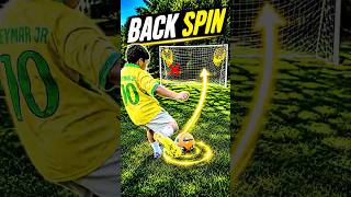 ⚽ How to Add BACK SPIN to Your Shot 🤯🔥 | Soccer Trick Tutorial #Shorts