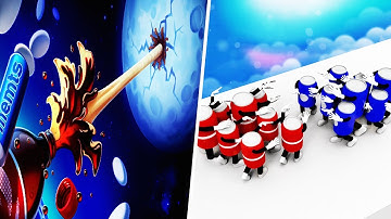 Drop and Explode | Pepsi and Coke Wars - Gameplay Walkthrough Max Levels (Part 1)