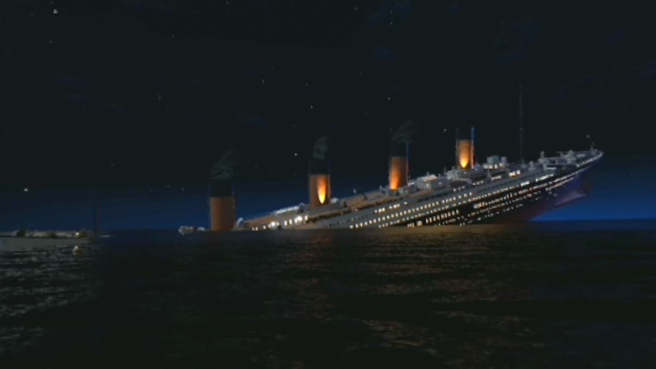 the sinking of the RMS Titanic | full sinking(Titanic full sinking ...