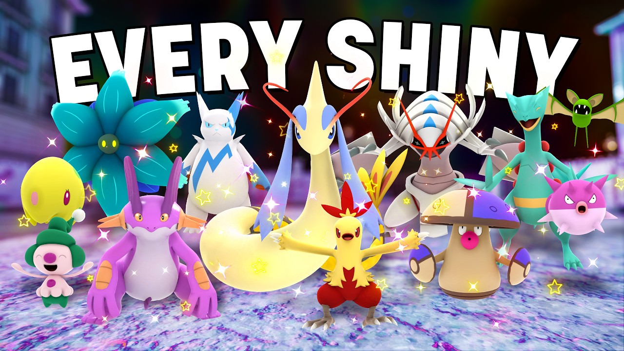 I Caught Every Shiny Pokémon in Legends ZA Hyperspace!