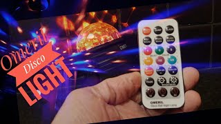Omeril Home Disco Lights Review. LED Party Lights.