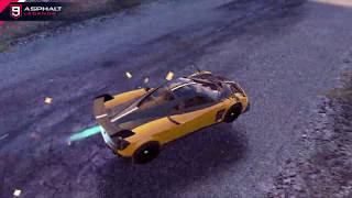 Unlock & test 🚀 Asphalt 9: Pagani Huayra BC Unleashed (Dipping Down 01:15.566)