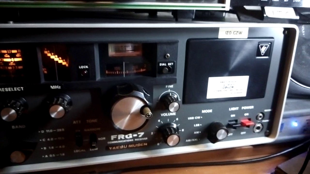 Sintonia sul ricevitore Yaesu frg7.
