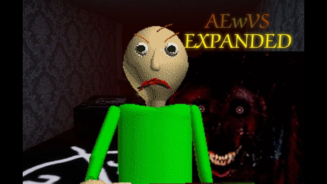 Advanced Education with Viktor Strobovski Expanded [SMILE WOLF Ending] - AEwVS mod / Baldi's basics