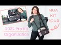 PRO MAKEUP ARTIST KIT TOUR for 2022 clients // makeup organization &amp; Relevel Backpack + Brush Buddy