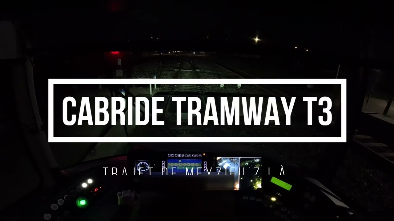 [Lyon - Tramway T3 Cabride] Trajet de Meyzieu Z.I à Vaulx en Velin - La Soie (Sans voyageurs)