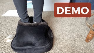 Snailax 3-in-1 Foot Warmer and Vibration Foot Massager FULL DEMO