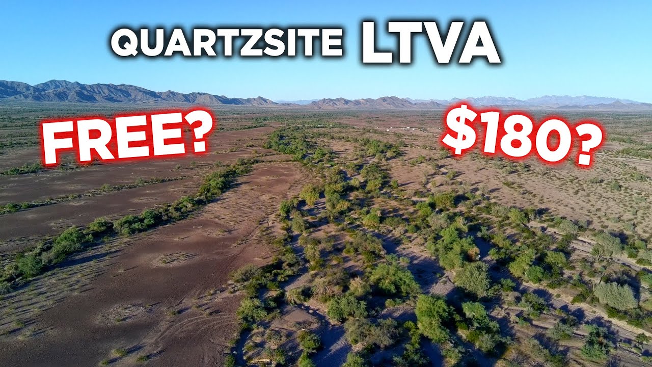 Quartzsite LTVA Camp Areas Cost: Some People Got In For Free!
