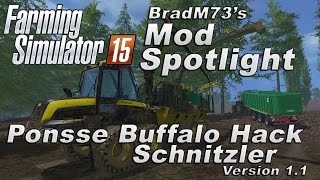 Farming Simulator 2015 - Mod Spotlight - Ponsse Buffalo Hack Schnitzier v 1.1 [MP]
