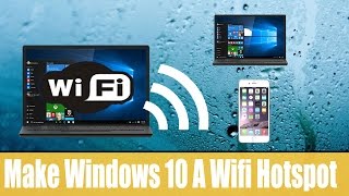 How To turn windows 10 into a wifi hotspot -- no software require screenshot 3