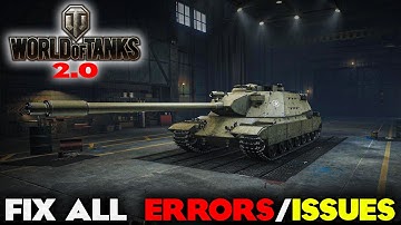 World of Tanks 2.0 How to Fix an Error occured or error code - Tutorial