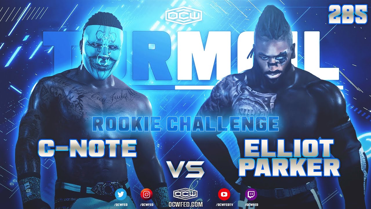 OCW Turmoil 285 [ROOKIE CHALLENGE] C-Note vs. Elliot Parker - WWE 2K22 ...