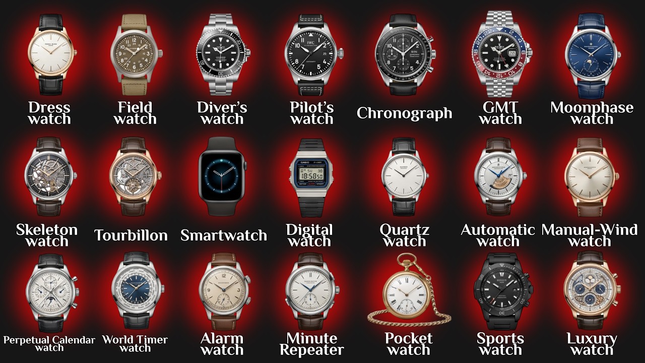 Every Watch Type Explained in 15 minutes - YouTube