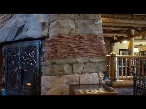 Disney S Wilderness Lodge Lobby Fireplace Hidden Mickey Hidden