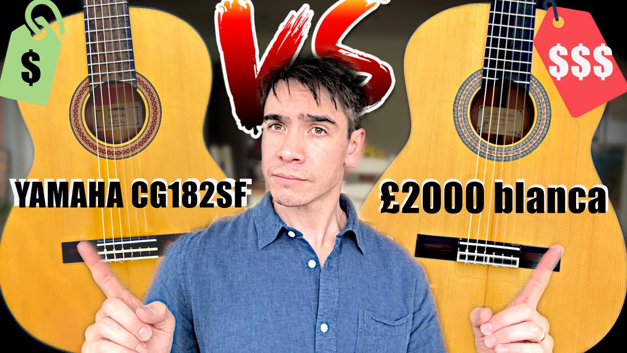Yamaha CG182SF (cheap!) vs £2000 Flamenco Blanca | SOUND TEST