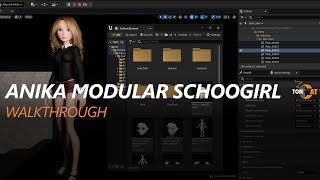 Anika Modular School Girl Walkthrough for Unreal Engine screenshot 1