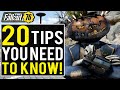 20 Crucial Fallout 76 Tips I Wish I Knew Sooner (Part 2)