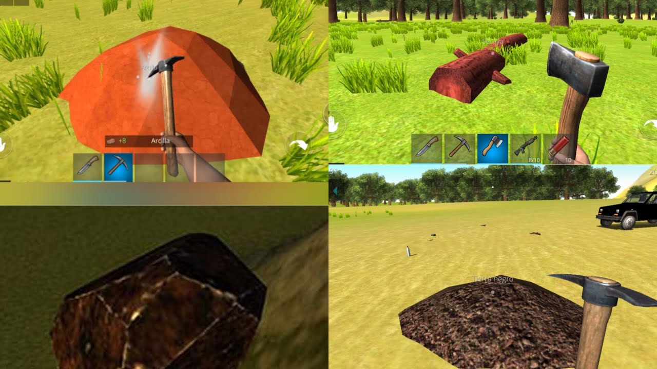 Donde Encontrar Arcilla, Tierra Negra, Madera Roja y otros materiales En Ocean Is home