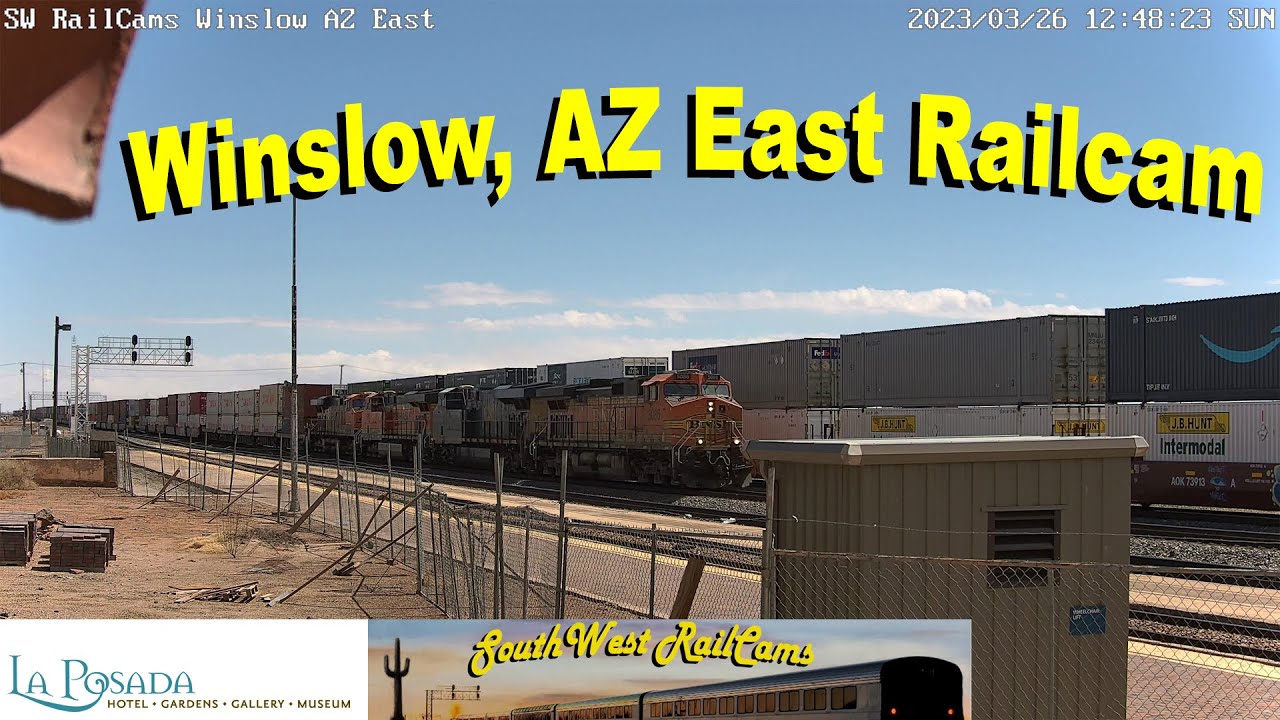 Winslow, AZ | BNSF Seligman Sub, MP 285.3 - East | SouthWest RailCams LIVE