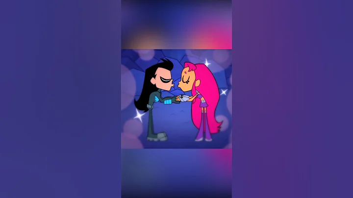Starfire WANTS to kiss ADULT Robin! #reels #teentitansgo #funny #dc #cartoon #shorts