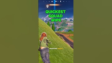 What’s your quickest squad wipe? #fortnite #gaming #shorts