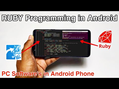 Ruby Programming Software in Android Phone Using Exagear Windows Emulator | PC Softwares in Android