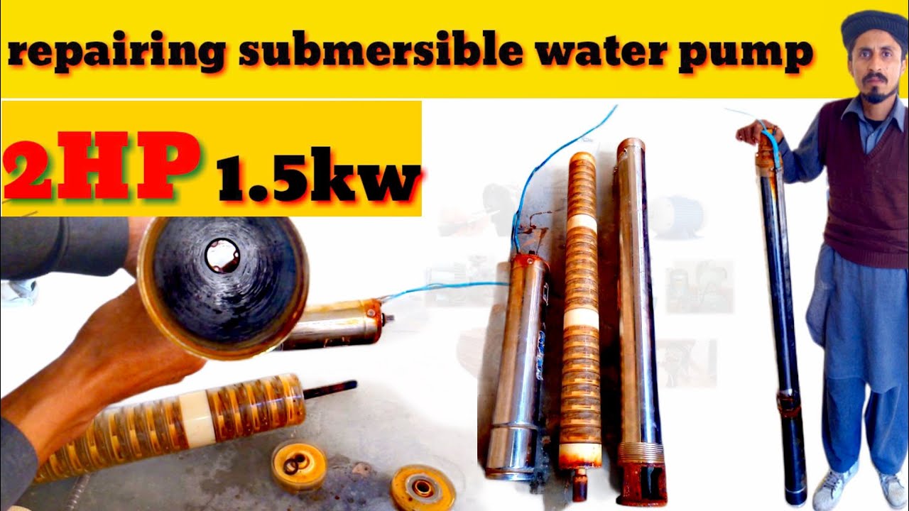 how to repair impeller submersible pump 2hp JD 1.5 KW impeller ko repair Karne Ka Tarika