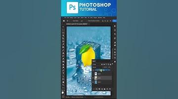 Frozen Ice Cubes 3D Effect in Photoshop #photoshoptricks #Designer #tutorials