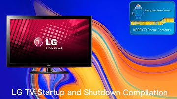 LG TV Startup and Shutdown Compilation