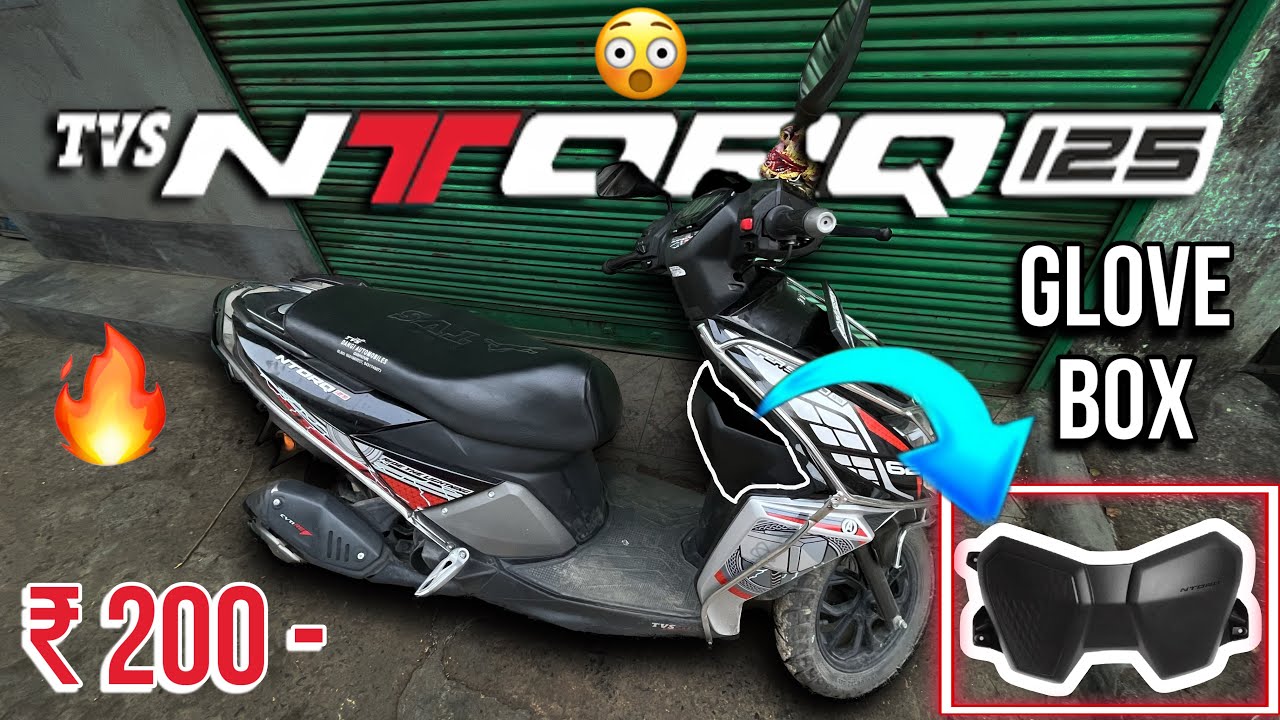Glove box for TVS Ntorq 125 Ntorq accessories VIKRAM KUMAR YouTube