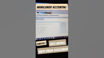Amity online assessment...... module 1.... #amityuniversityonline #amityonline #amitysomu.