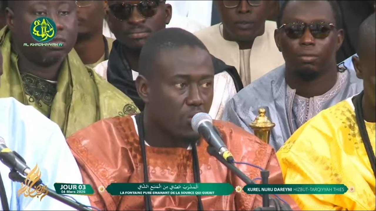 Prestation Qacaid du Kurel Nûru-d Dârayni de HT THIÈS - 3em Jour Ramadan 1446H 2025